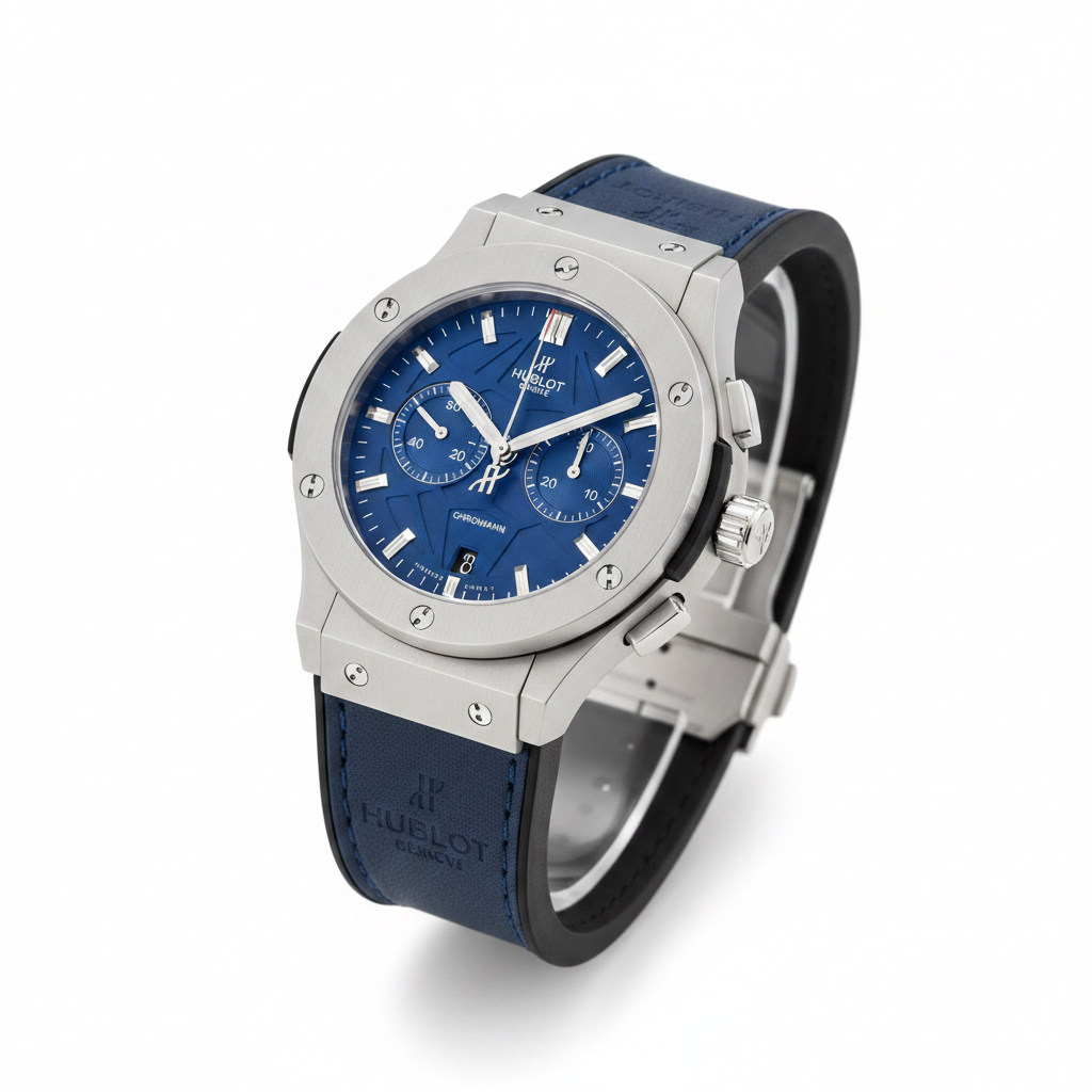 Hublot Classic Fusion Blue Chronograph Watch