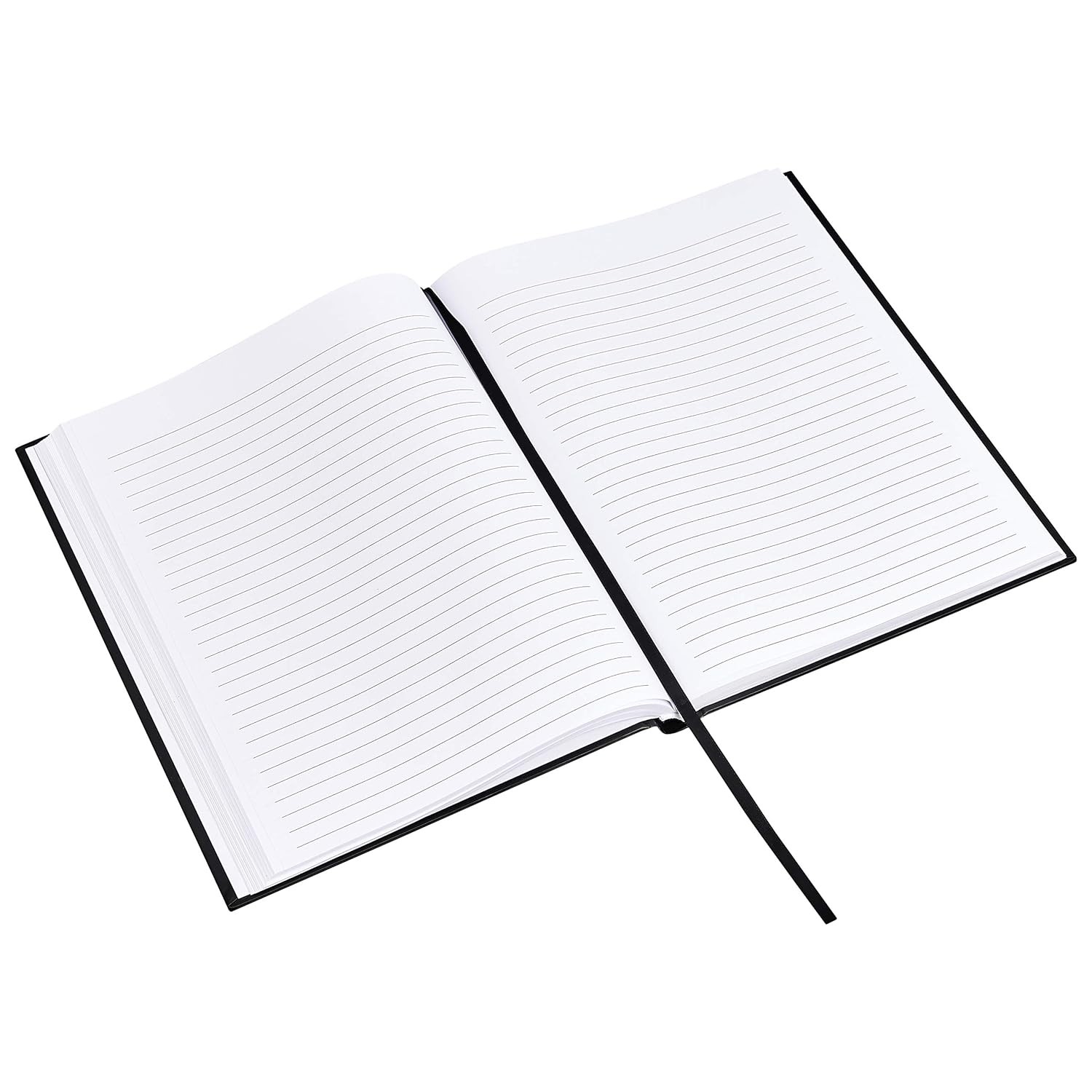 Professional Journal, 10.5X7.5 inches, Black, 2-Pack