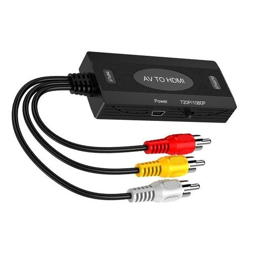 RCA To HDMI / HDMI To RCA Converter Cable 3RCA AV Adapter AV To HDMI