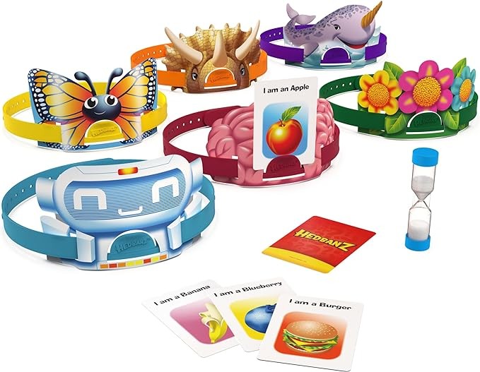 Hedbanz 2023 Edition Cards Picture Guessing Board Game- Family Games, Games for Family Game Night, Kids Games, Card Games for Families & Kids Ages 6 and Up