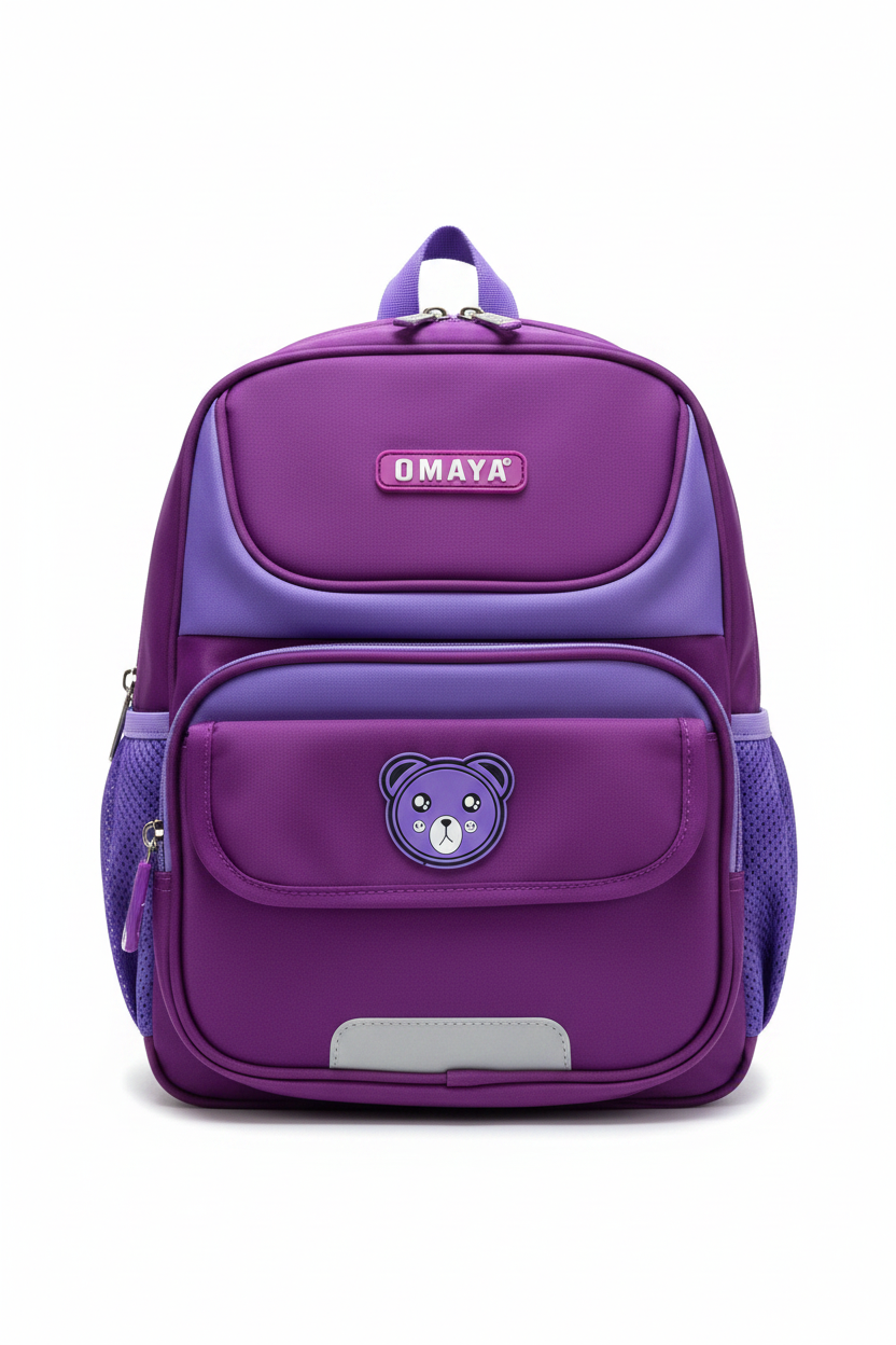 Omaya Kids School Backpack - Purple (Early Bird Lightweight)