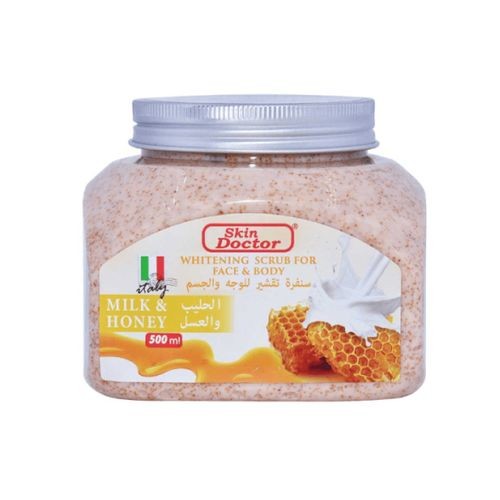 Skin Doctor Milk & Honey Face & Body Whitening Scrub-500g