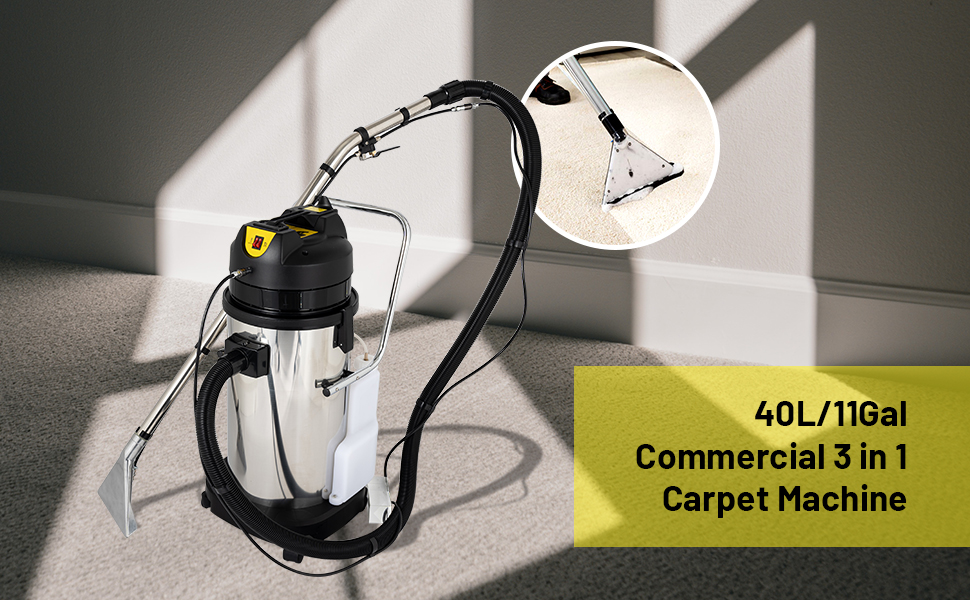 Carpet Cleaner - 1000W - Black