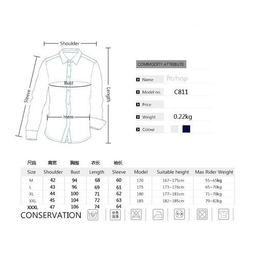 Cotton Dress Shirts Mens Casual Slim Fit Shirt Long Sleeve Fashion Men Shirts
