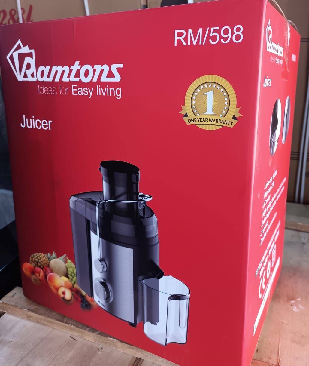 Ramtons Juicer 1.5L - Black