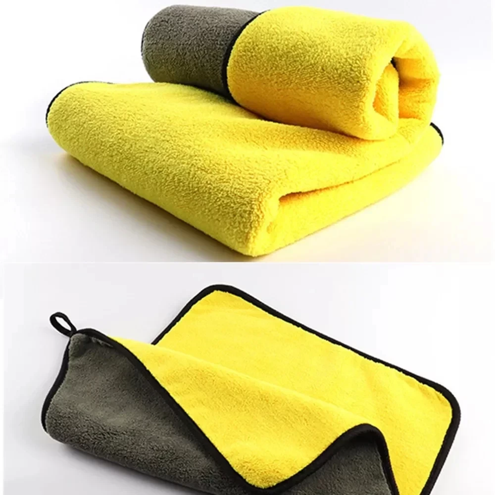 30x40CM Car Wash Microfiber Towel Car Cleaning Drying Cloth Kitchen Care Detailing Car Wash Towel Cleaning Cloths 3/20PCS
