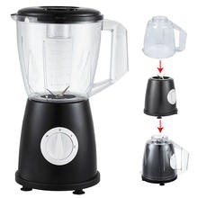Saachi 2 Jars Blender + Grinder, Pulse Function, Auto-Clean Capability , 1.5 litres- Black