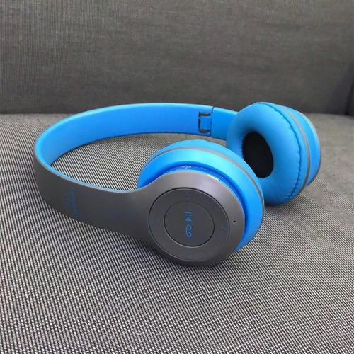 Generic Multifunctional Portable Foldable Wireless tooth Connected Head Blue