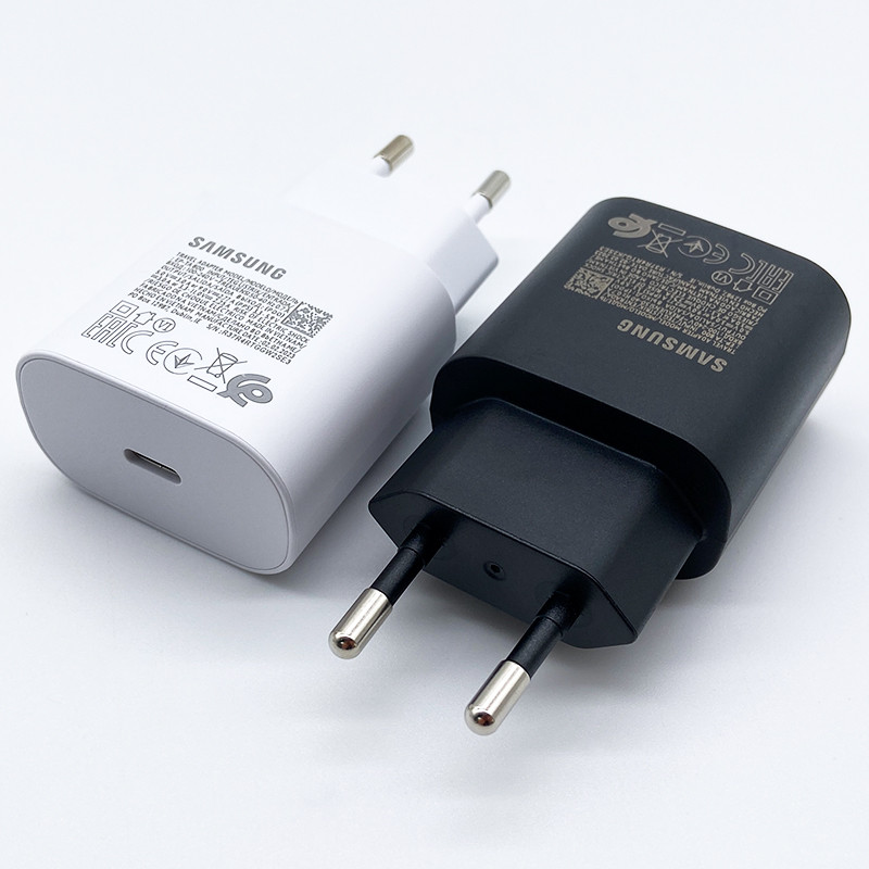 Samsung A54 Usb Type C 25W Super Fast Charge Charger PD EU Wall Power Adapter Cable For Galaxy S23 S22 S24 FE s21Plus A55 A14