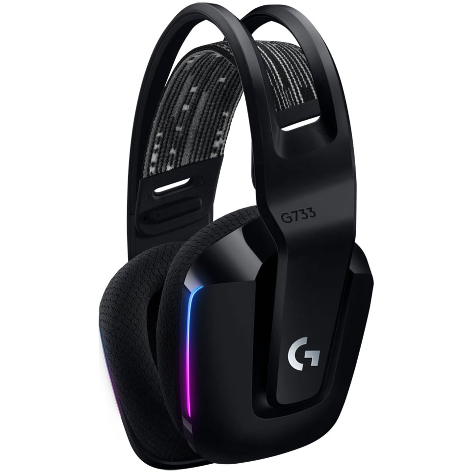 Logitech G733 Lightspeed Wireless Gaming Headset - Black