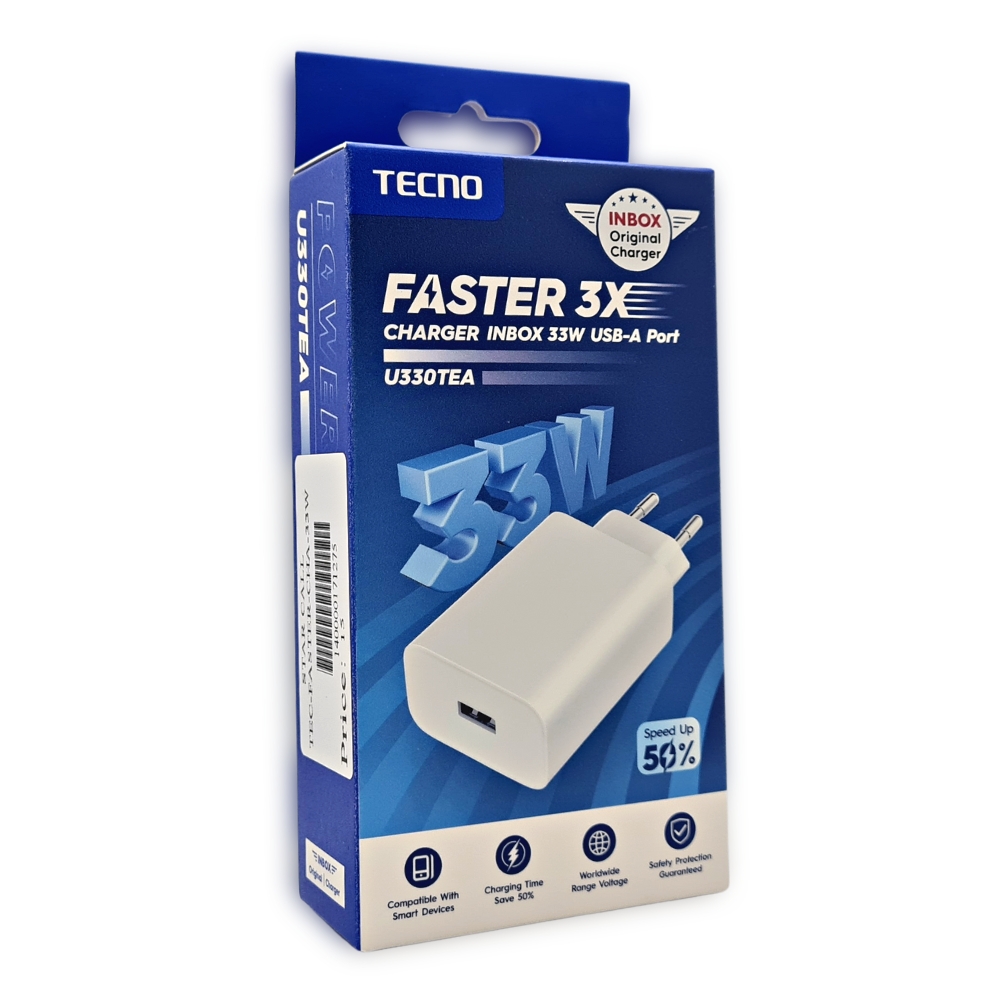 Tecno 33W Fast Charger