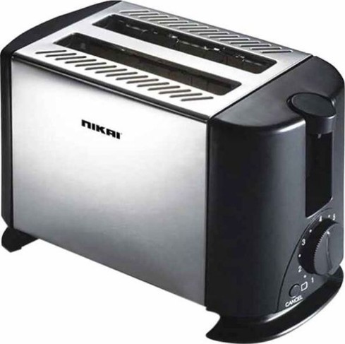 Nikai Toaster 2 Slice - Silver