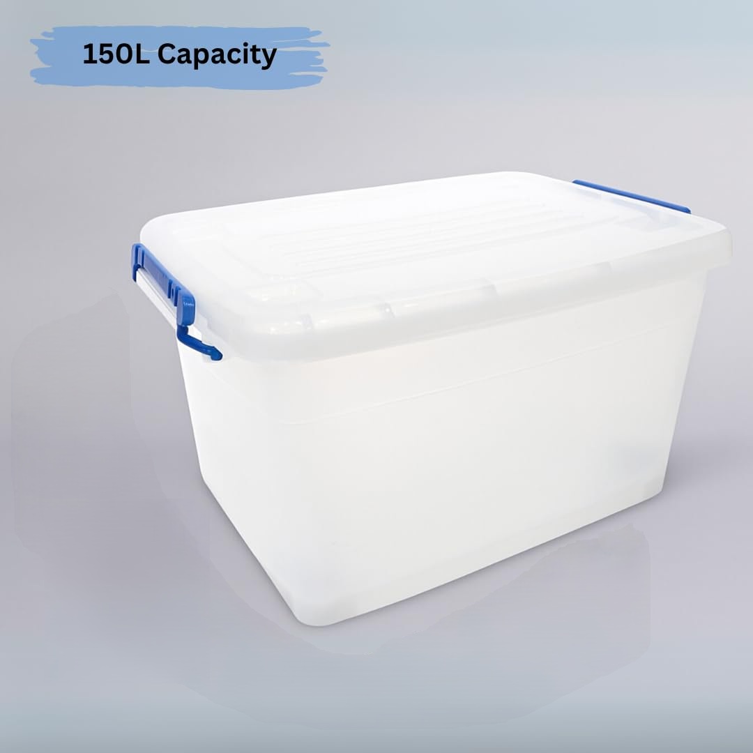 Plastic Storage Box - 150L - Clear
