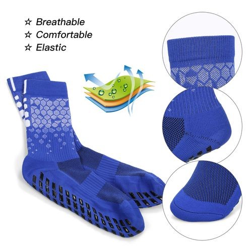 3 Pairs Non-Slip Football Socks For Men And Women