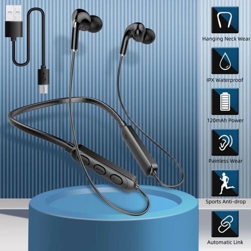 Generic Bluetooth Headset Sport Neckband Neck-Mounted