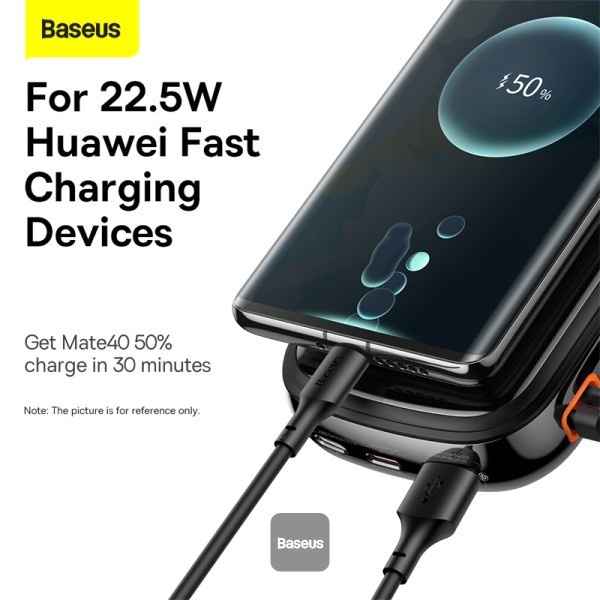 BASEUS Qpow Digital Display Quick Charge Power Bank 20,000mAh 22.5w-Black
