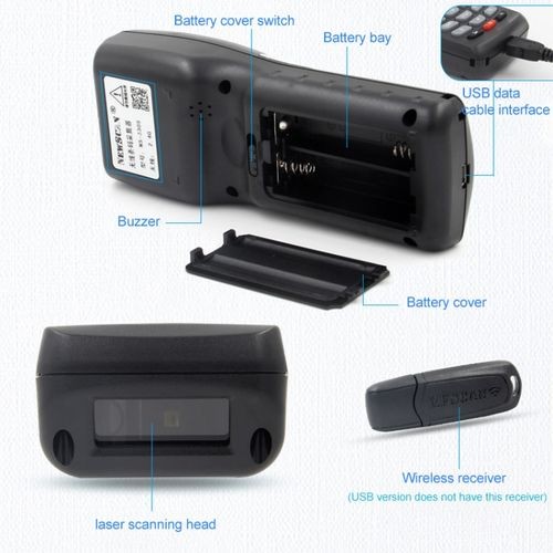 NS3309 One-dimensional Laser Wireless Barcode Scanner