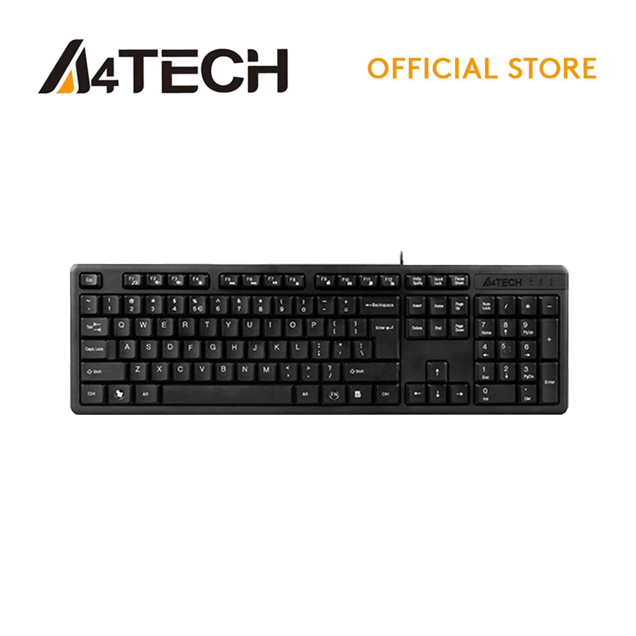 A4Tech Wired Keyboard - Black