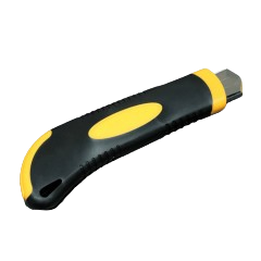 Tolsen Handheld Cutter Big Snap-Off Blade Knife ABS Case + TPR 30003 18x100mm - Office Supplies