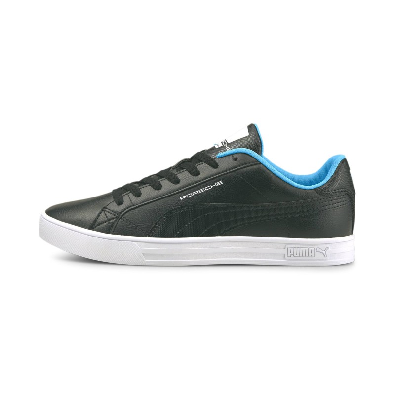 Puma Porsche Legacy Motorsports Smash Vulc V3 LO Unisex Black Casual Sneakers (UK 3)(UK 3) (UK 3)