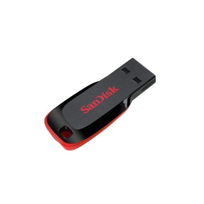 an disk 16GB San disk 2.0 Cruzer blade Flash Disk - Red,Black