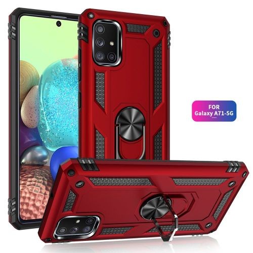 Generic Samsung A71 5G Case, Dual Layer Tough Military Grade Drop Protection Case Cover With Ring Holder Stand For Samsung Galaxy A71 5G