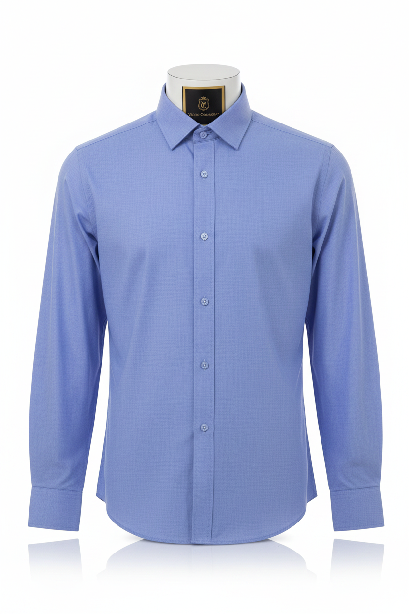 Verso Ceremony Men's Dress Shirt - Blue