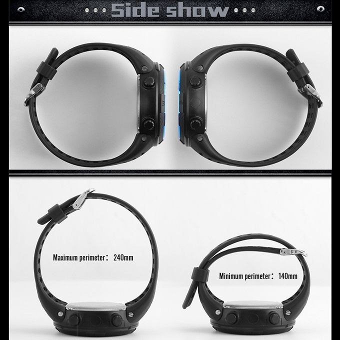 Large Dial Multi-function Sports Electronic Watch