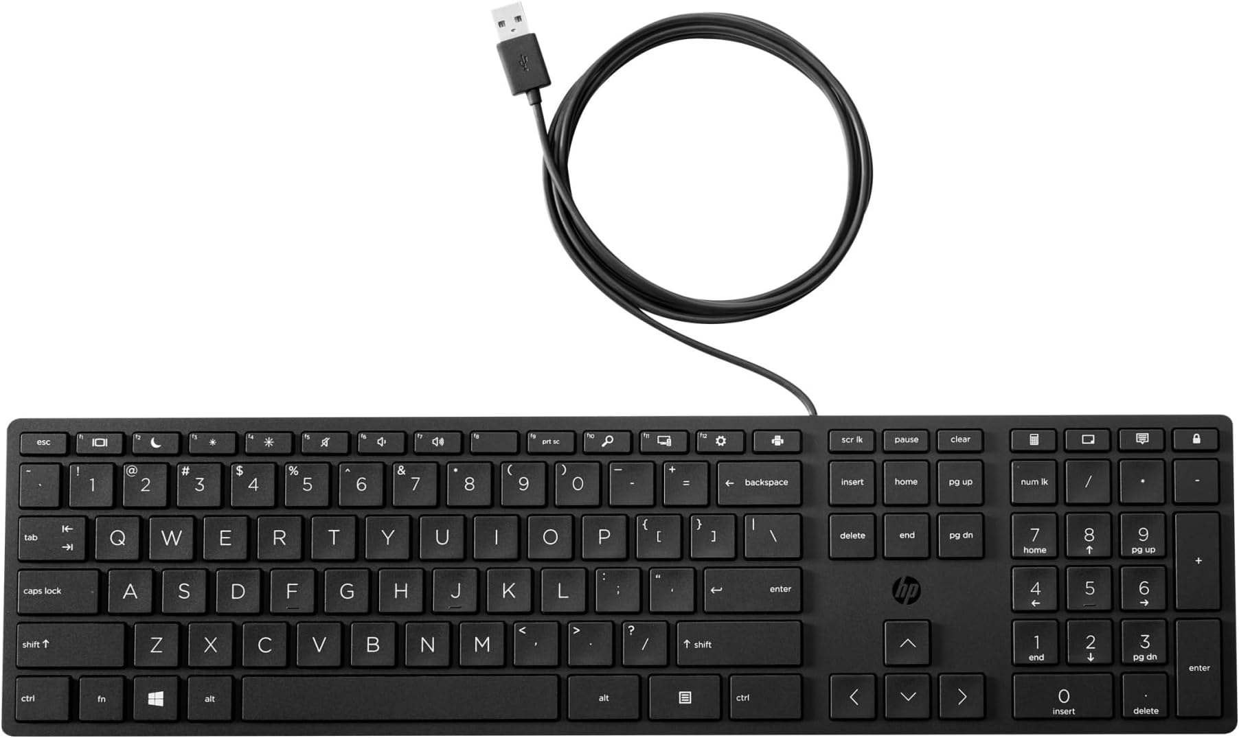 HP Wired Keyboard - Black