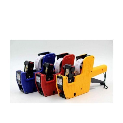Price Labelling Gun Plastic Price Tag Labeller Machine - Blue, Yellow,Red