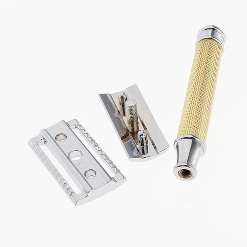 Traditional Classic Mens Safety Double Edge Razors Beard Golden