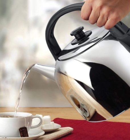 Saachi 5.0 Litres Electric Kettle, Auto Switch Off - Silver,Black