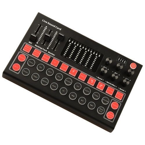 M9 Sound Card Live Voice Mixer External USB For Gaming Live Broadcast