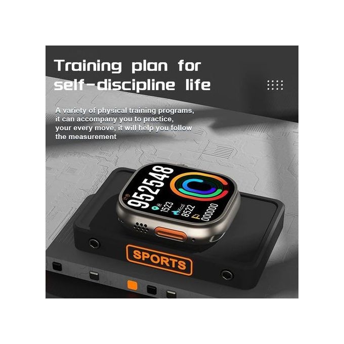 XS8 Pro Ultra Smartwatch Bluetooth Phone Waterproof Wireless Charging HD Screen