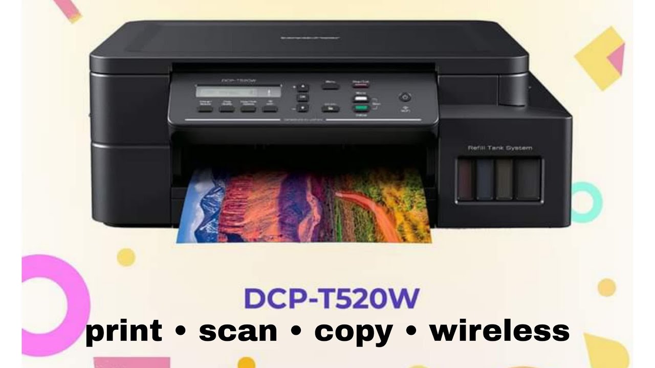 Brother DCP-T520W All-in-One Printer - Black