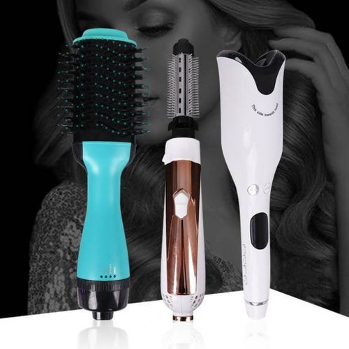 Hair Dryer Air Brush Styler And Volumizer Hair Straightener Cuer Comb Roller One Step ElectricBlow Dryer Brush