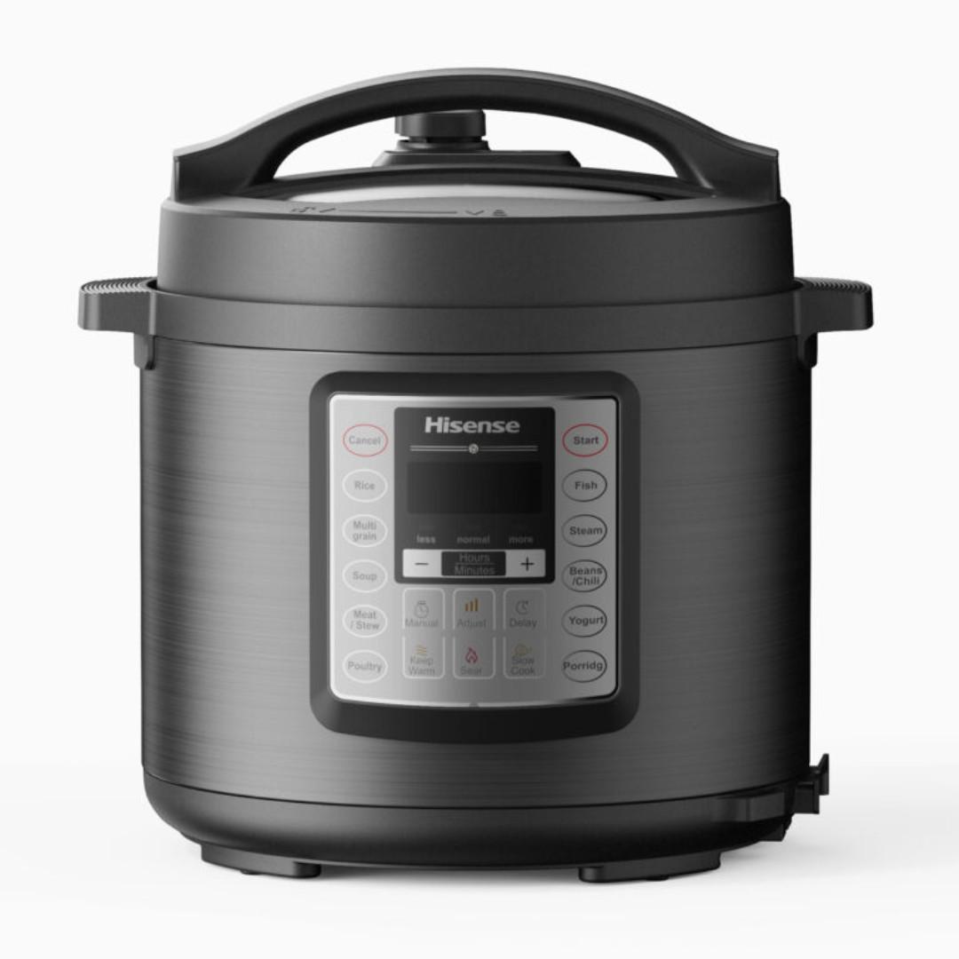 Hisense Electric Pressure Cooker 6L - Silver