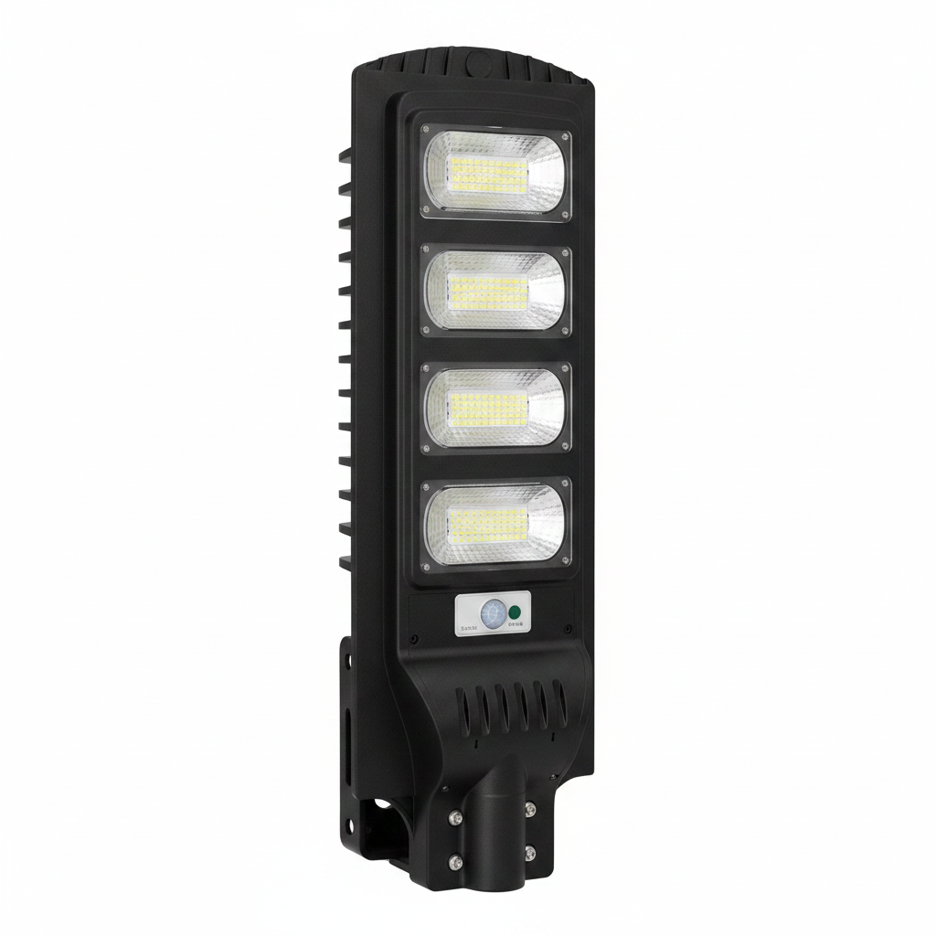 Neelux 85-Series 120W All-in-One Solar Street Light with Motion Sensor