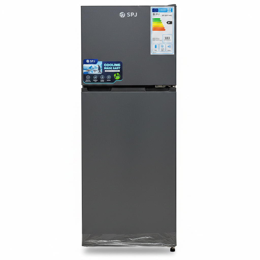 SPJ 149L Double Door Top Mount Refrigerator - RF-GRY149C