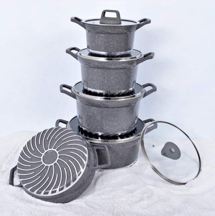 Granite nonstick pot set