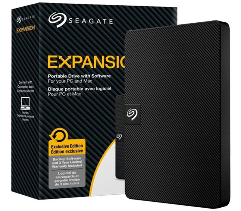 Seagate Expansion 5TB External Hard Drive - Black