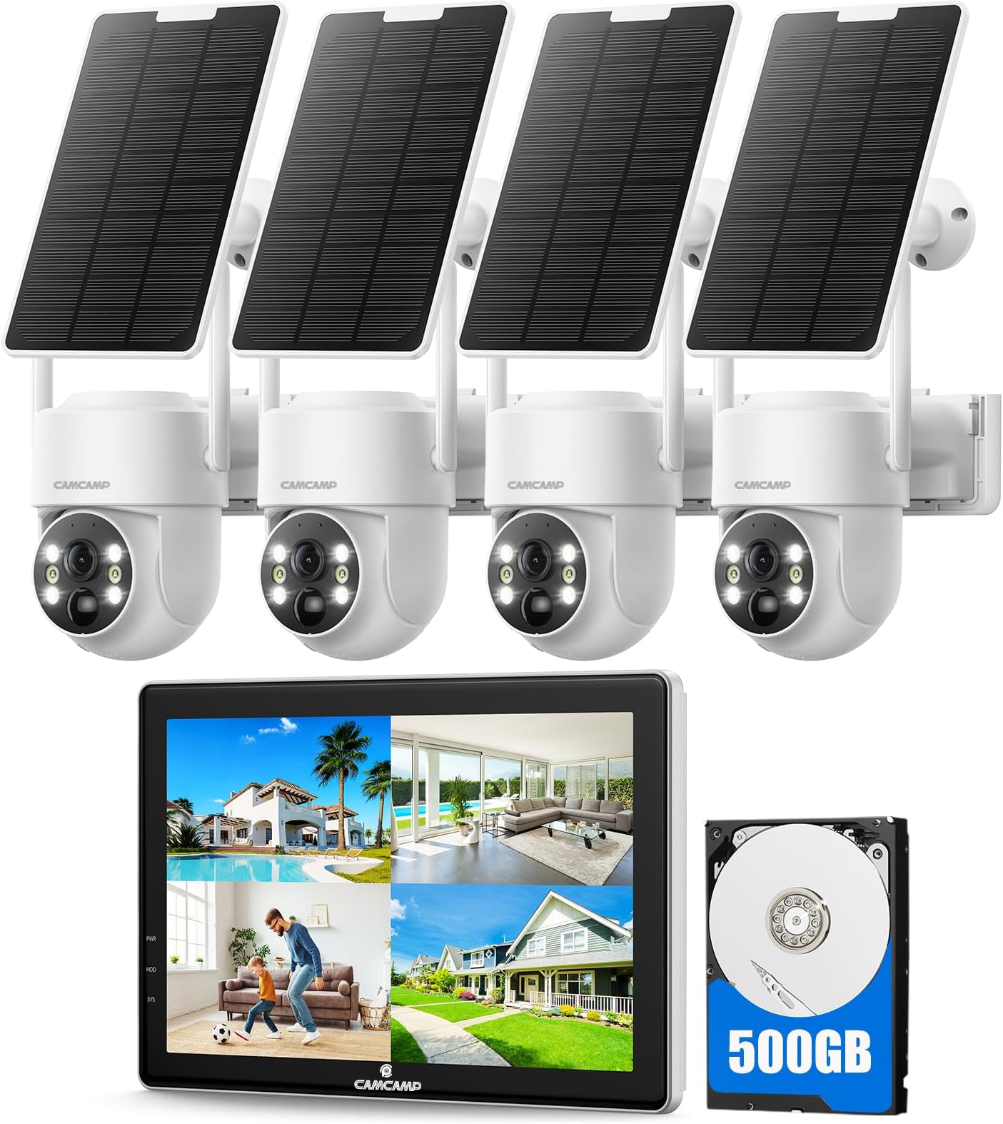 Generic Solar CCTV Camera 4MP - Wireless