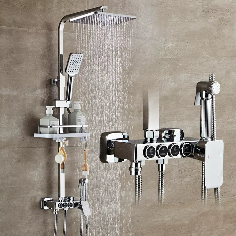 Shower Set - Complete - Chrome