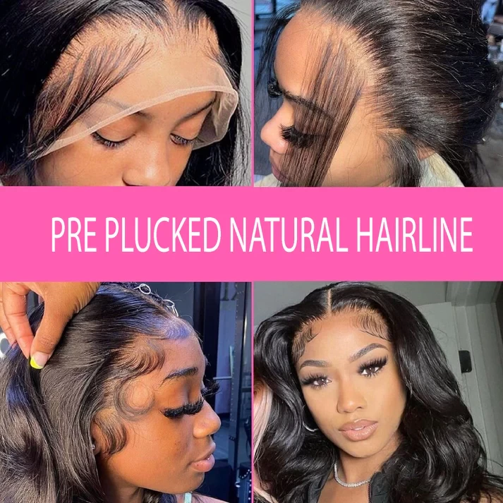 Raw Body Wave Glueless HD Lace Frontal Wigs, 13x4 Lace Front Wig