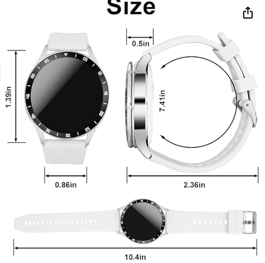 2 in 1 Smart Watch with Earbuds