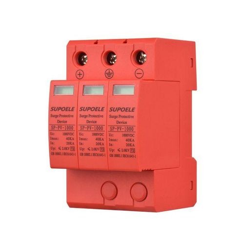 DC 1000V Surge Protective Device 3P 40KA Surge Arrester