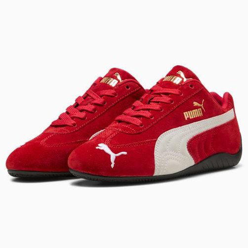 PUMA Speedcat OG Leather Sneakers Youth -All Time Red-PUMA White
