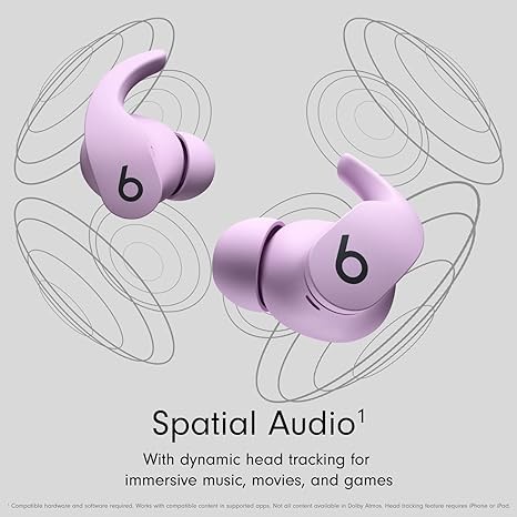 Beats Fit Pro - True Wireless Noise Cancelling Earbuds - Apple H1 Headphone Chip, Compatible with Apple & Android, Class 1 Bluetooth, Built-in Microphone, 6 Hours of Listening Time - Stone Purple