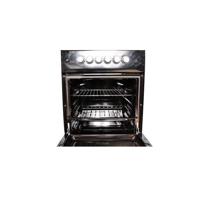 Blueflame Blue Flame Two Gas + Two Electric Upright Oven, 50x50cm - C5022E-B - Black