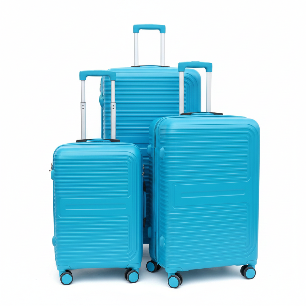 Hardshell Trolley Luggage Set - Blue (Small / Medium / Large / Full Set)